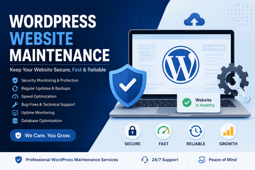 professional website maintenance services for small business websites